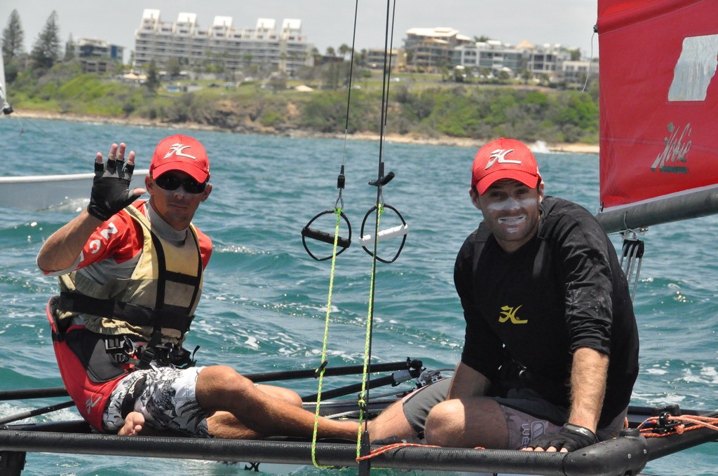 Le Gal and Dinsdale - Australian Hobie Nationals <br />
 © Jay Grant - SCYC